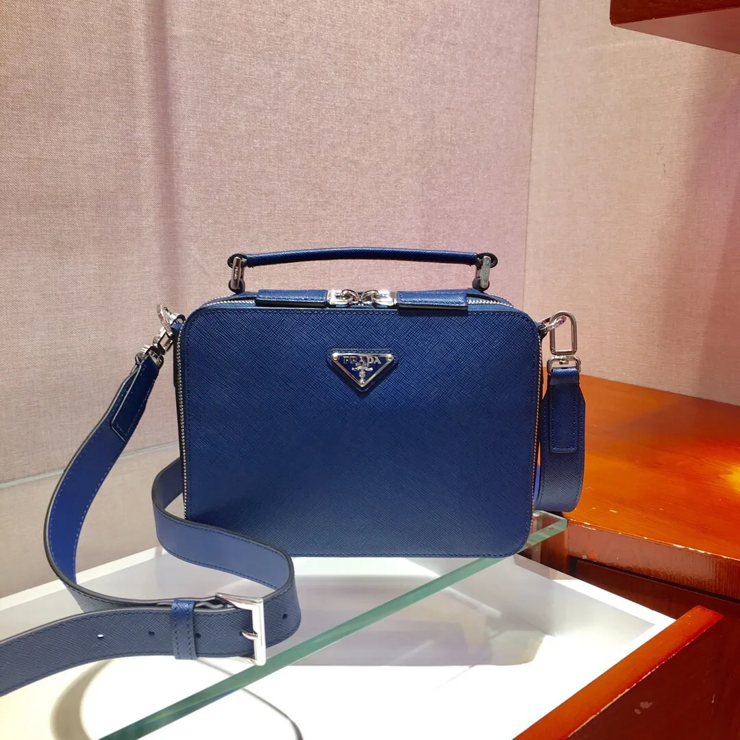 Prada Grained Leather Shoulder Bag product photo from LabelPicks