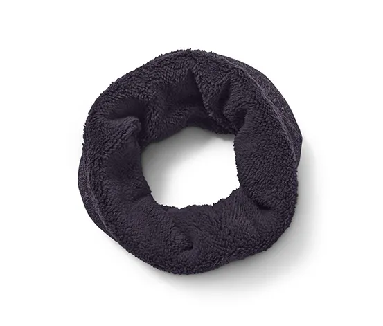 Strickfleece-Schlauchschal, blau