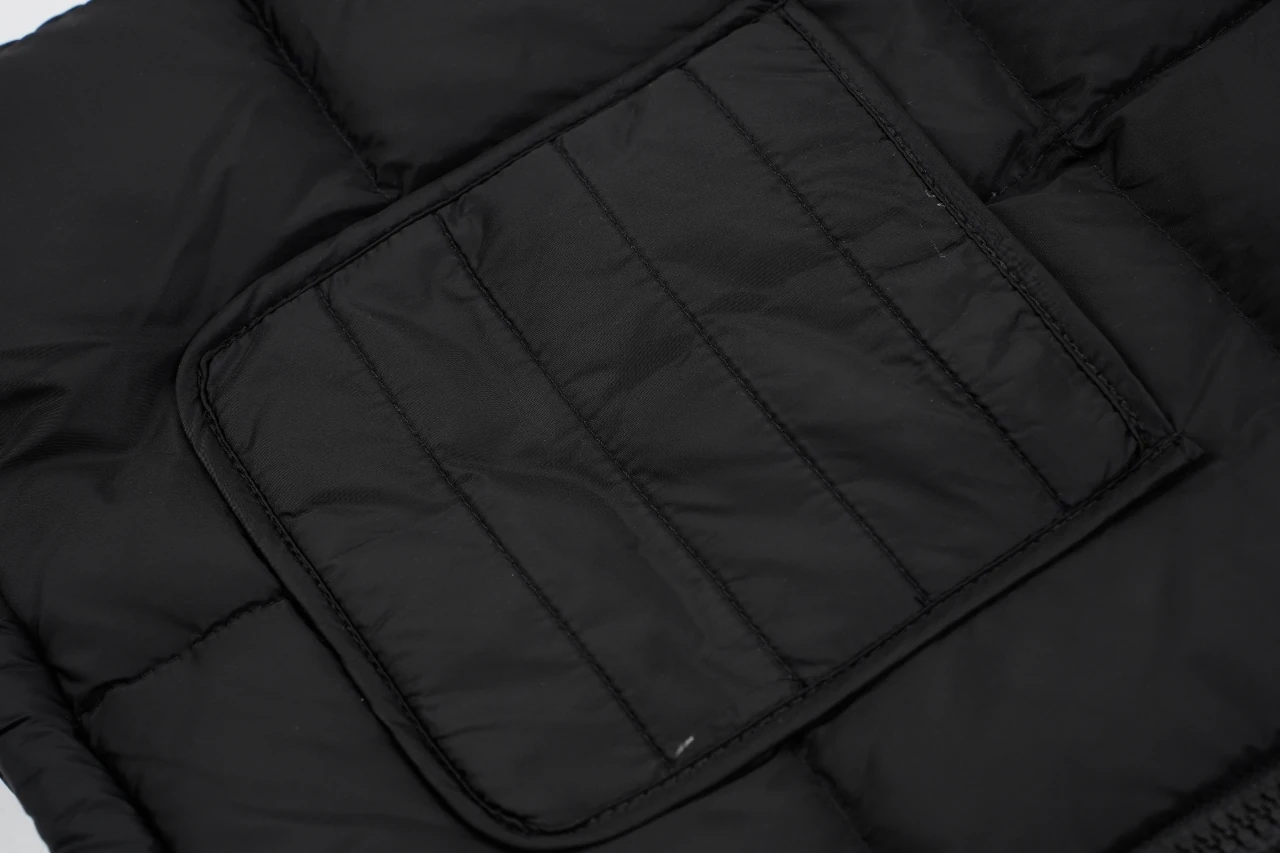 Moncler Black Knit-Sleeve Down Jacket product photo from LabelPicks