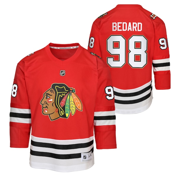 Connor Bedard Chicago Blackhawks Infant Home Centennial Replica Jersey - Red