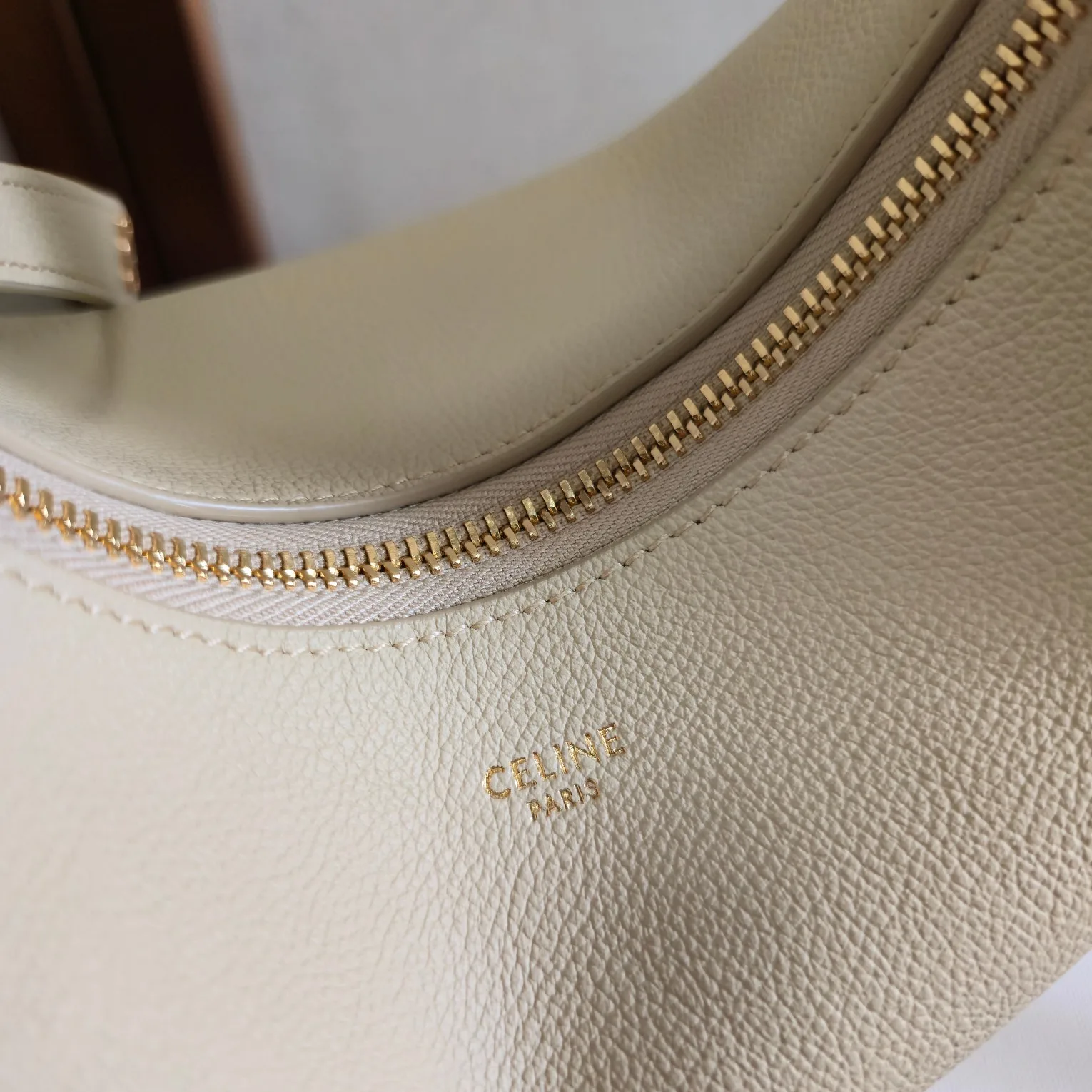 Celine Beige Calfskin Hobo Bag product photo from LabelPicks