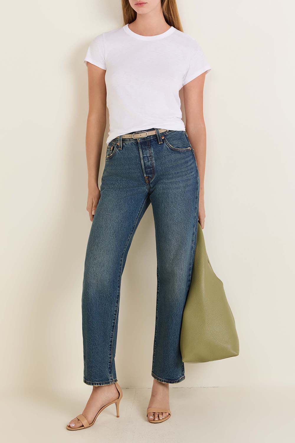 RAG & BONE חולצת טי בגזרת סלים