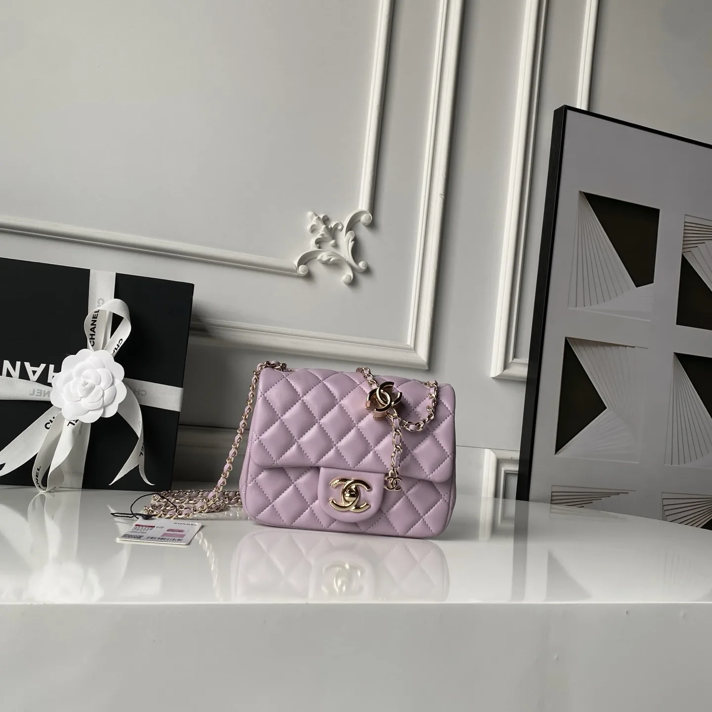 Chanel Lambskin Classic Flap Shoulder Bag product photo from LabelPicks