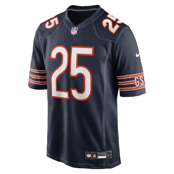 Kyle Monangai Chicago Bears Nike Team Game Jersey -  Navy