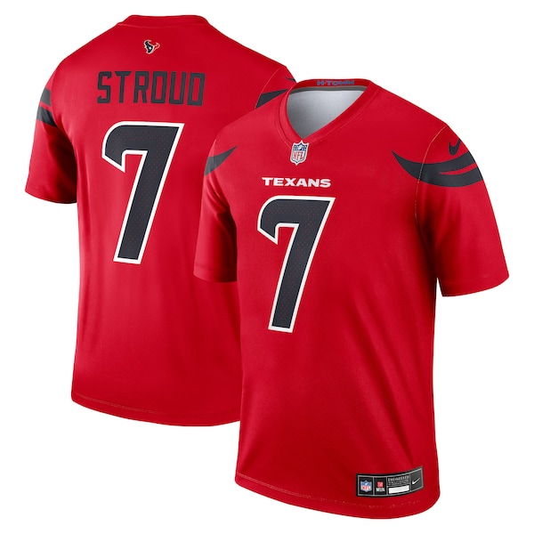 C.J. Stroud Houston Texans Nike Alternate Legend Player Performance Top - Red/Navy