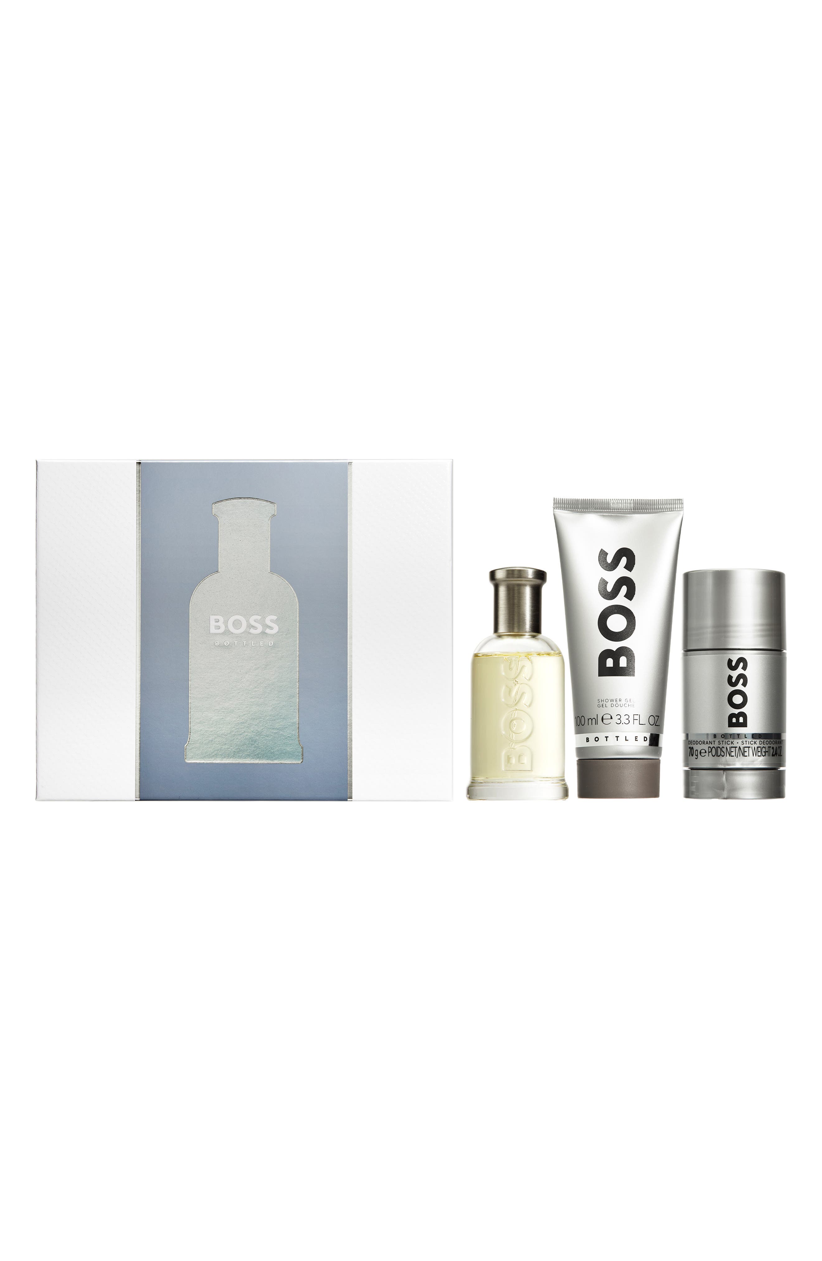 HUGO Bottled Eau de Toilette 3-Piece Fragrance Set