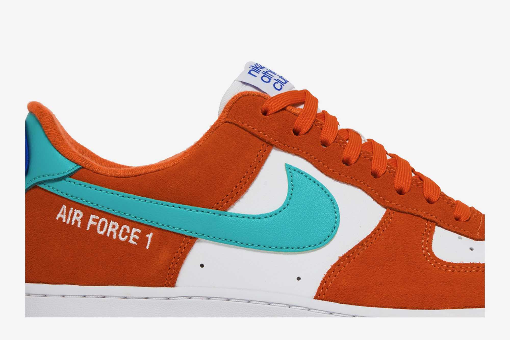 Nike Air Force 1 ’07 LV8 ‘Athletic Club – Rush Orange Washed Teal’ DH7568-800