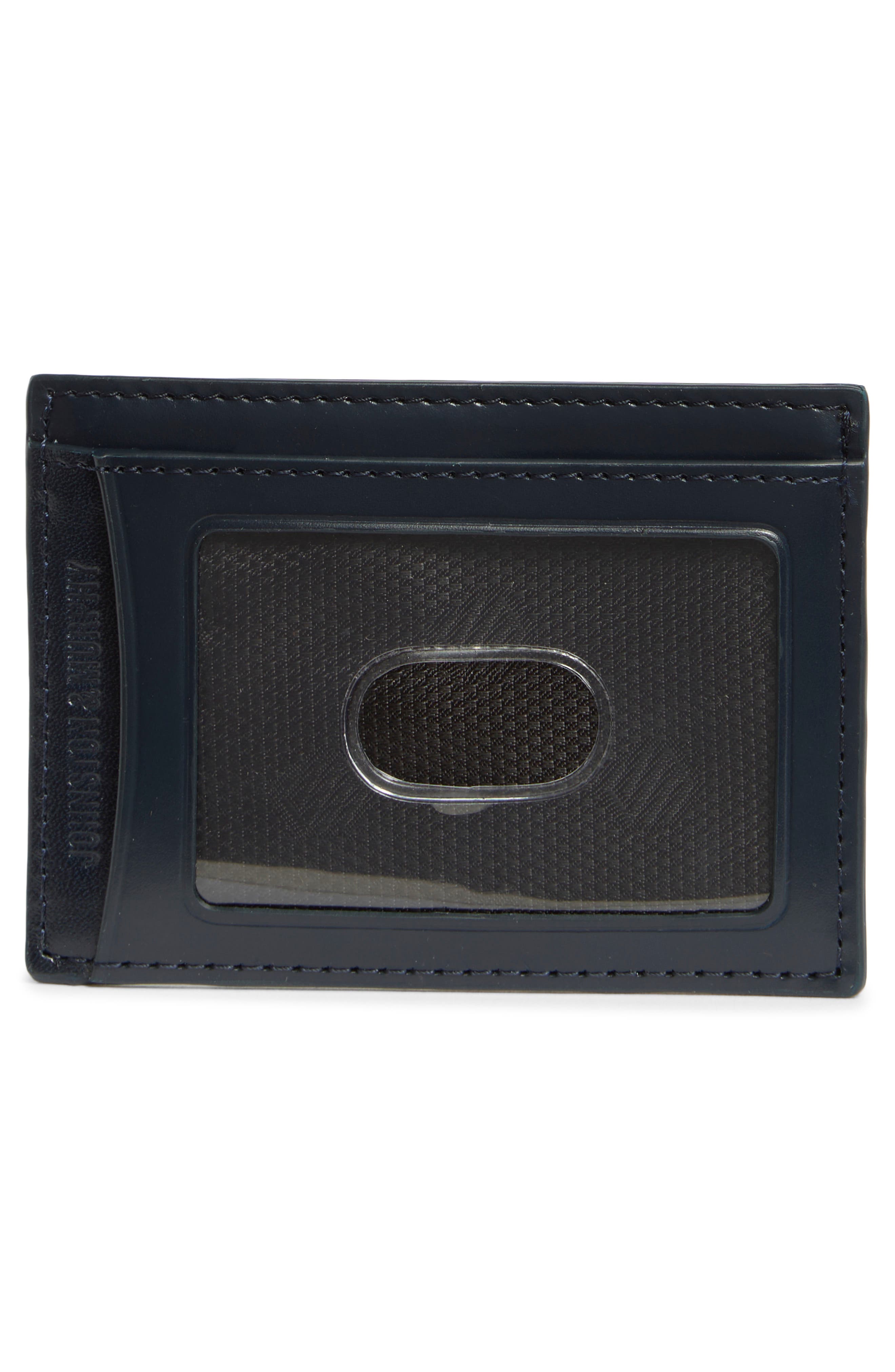 Johnston & Murphy Brushoff Leather Card Wallet