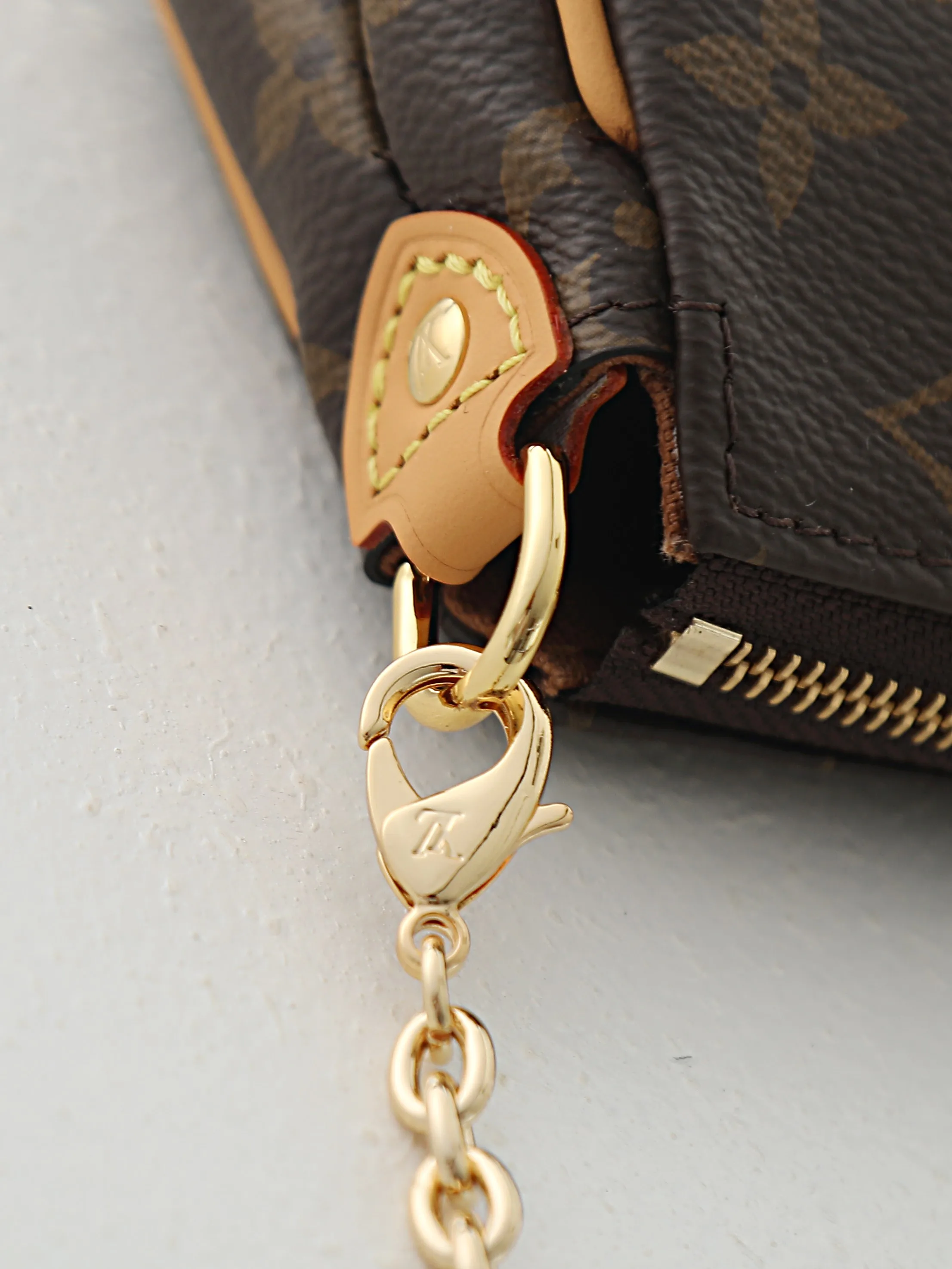 Louis Vuitton Pochette Canvas and Leather Shoulder Bag product photo from LabelPicks