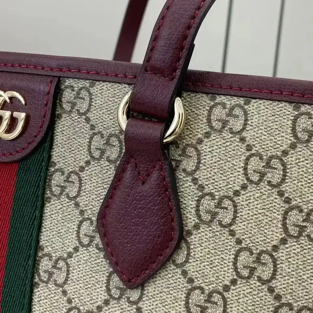 Gucci Brown Ophidia GG Supreme Canvas Tote Bag product photo from LabelPicks