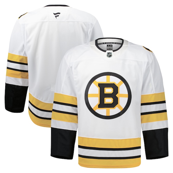 Boston Bruins  Away Authentic Pro Jersey - White/Black