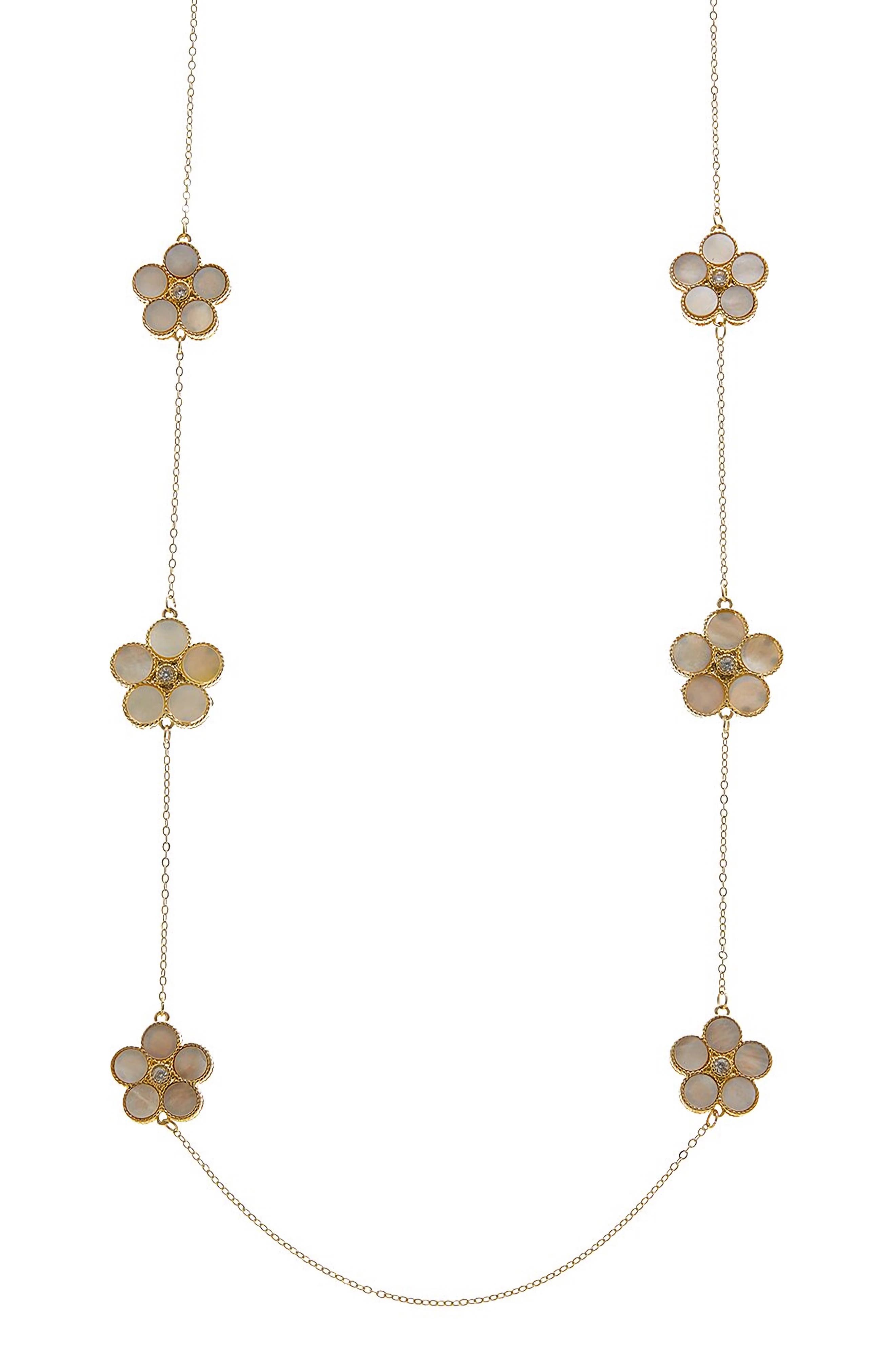 Juvell Flower Station Necklace