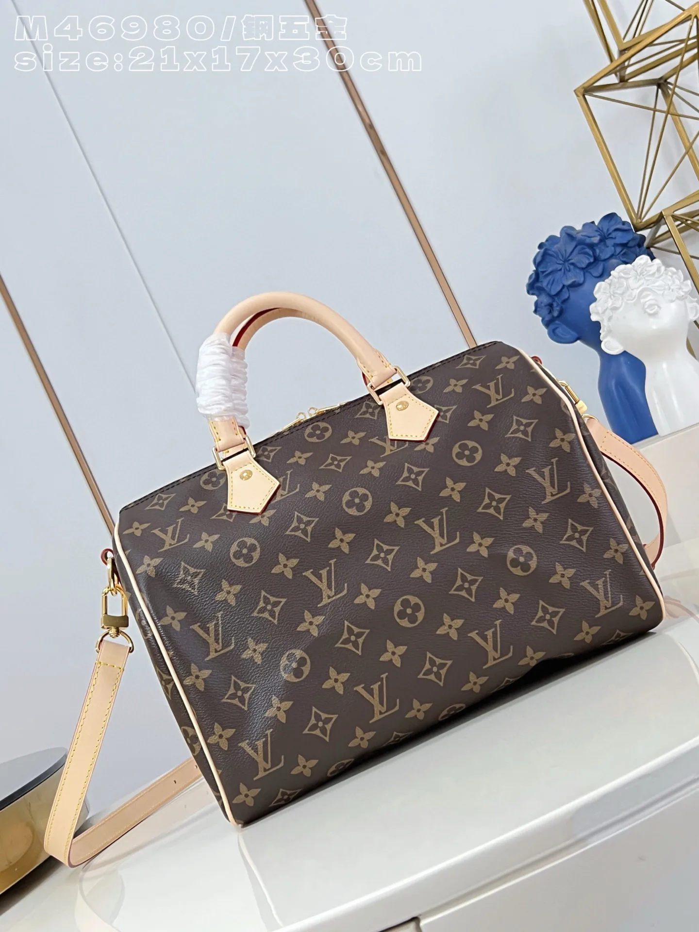 Louis Vuitton Canvas and Leather Speedy Top Handle Bag product photo from LabelPicks