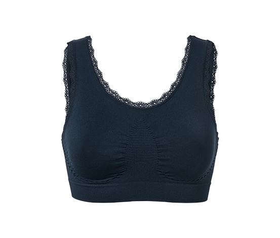 Seamless-Bustier, blau
