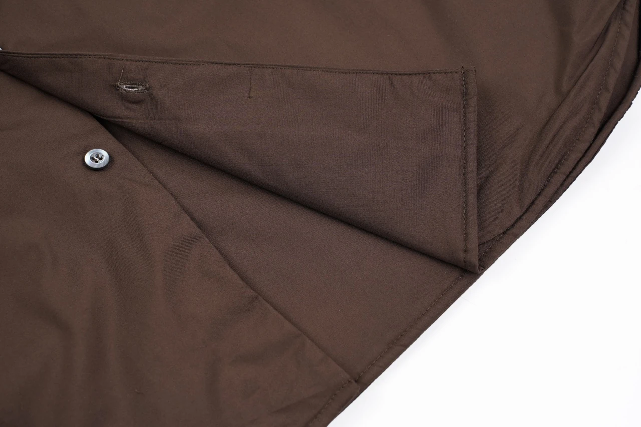 Prada Brown Pocket Triangle Logo Padded Jacket product photo from LabelPicks