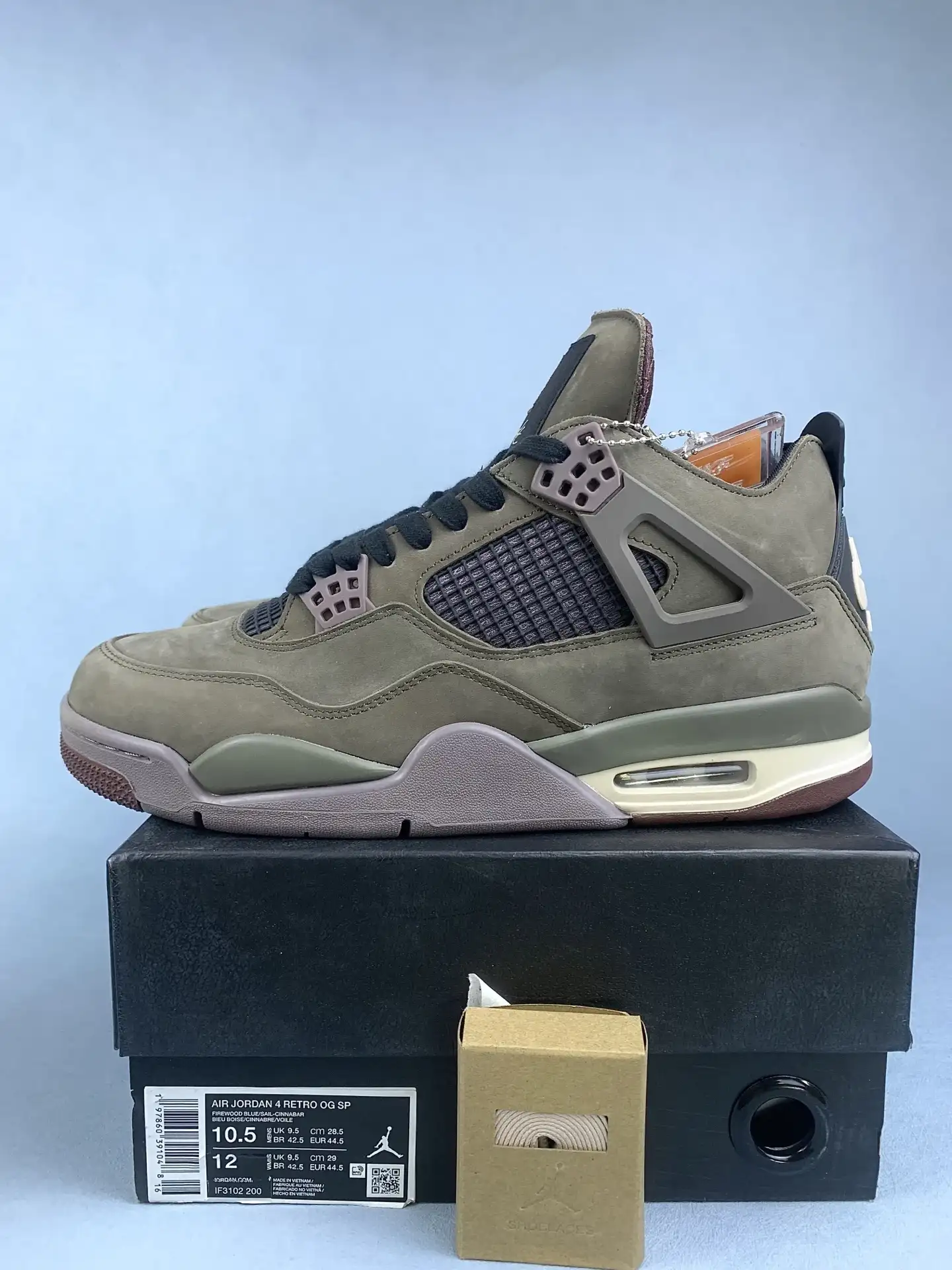 A Ma Maniére x Air Jordan 4 “Dark Mocha” Shoes product photo from LabelPicks