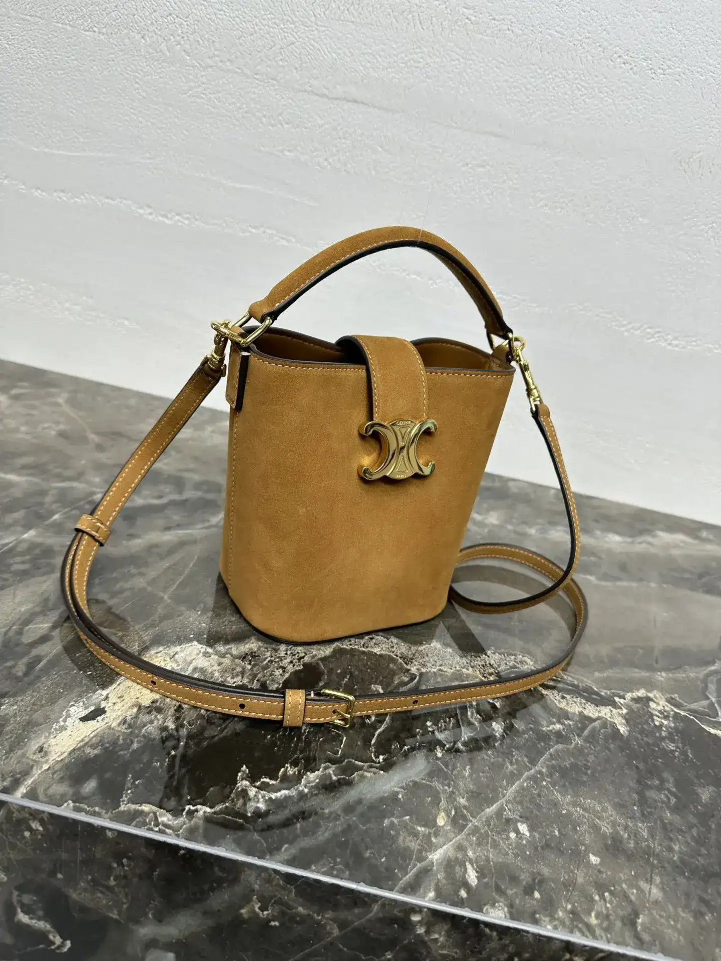 Celine Louise Calfskin Bucket Bag product photo from LabelPicks