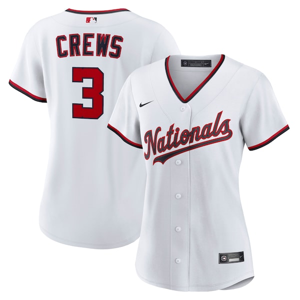 Dylan Crews Washington Nationals Nike Women's Home Replica Jersey - White