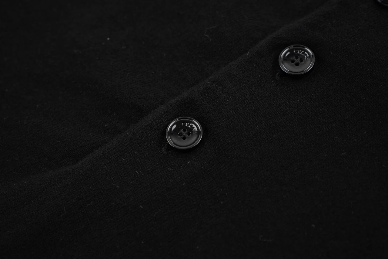 CELINE Black Knit Triomphe Polo Shirt product photo from LabelPicks
