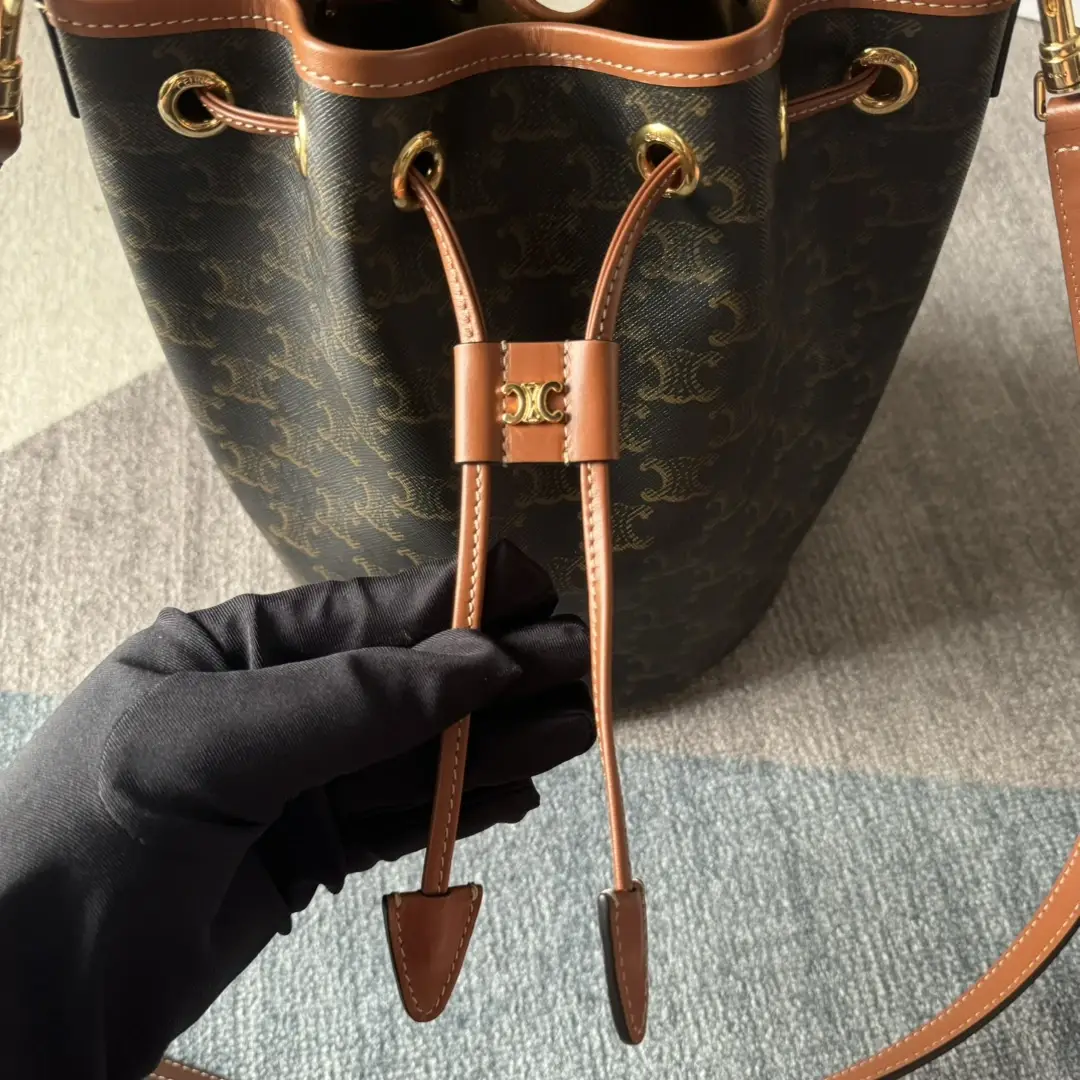 Celine Triomphe Canvas Clara Bucket Bag product photo from LabelPicks