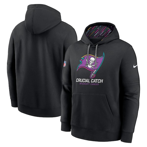 Tampa Bay Buccaneers Nike 2024 NFL Crucial Catch Club Pullover Hoodie - Black