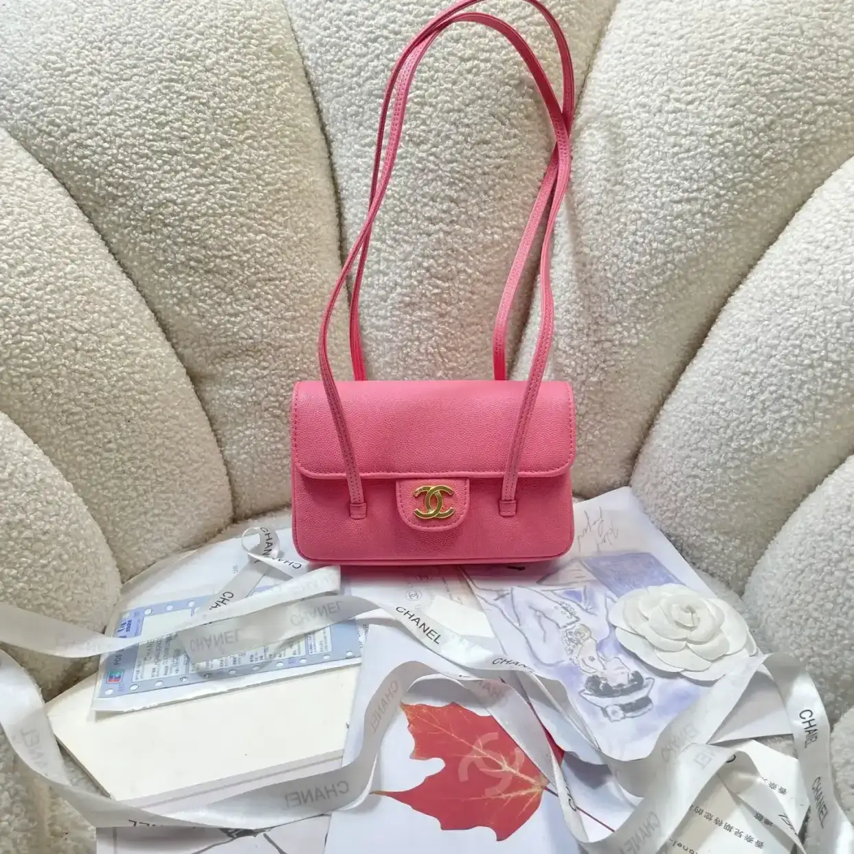 Chanel Grained Leather Shoulder Bag product photo from LabelPicks