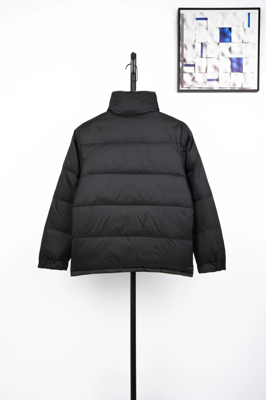 Burberry Beige Check Reversible Down Jacket product photo from LabelPicks