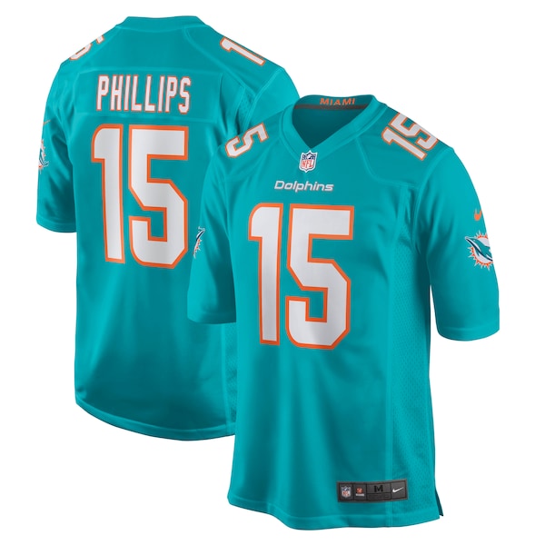 Jaelan Phillips Miami Dolphins Nike Game Player Jersey - Aqua/White