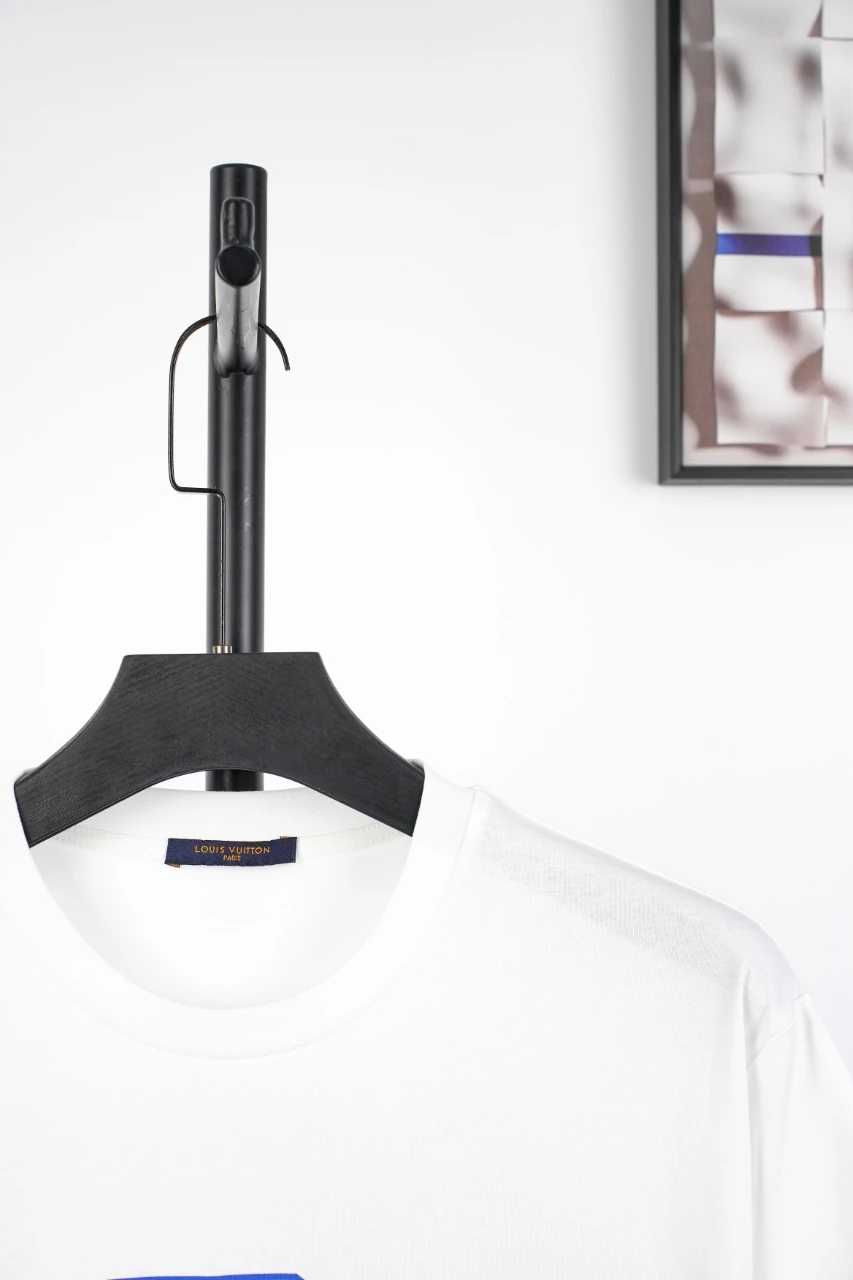 Louis Vuitton White Clover Print T-Shirt product photo from LabelPicks