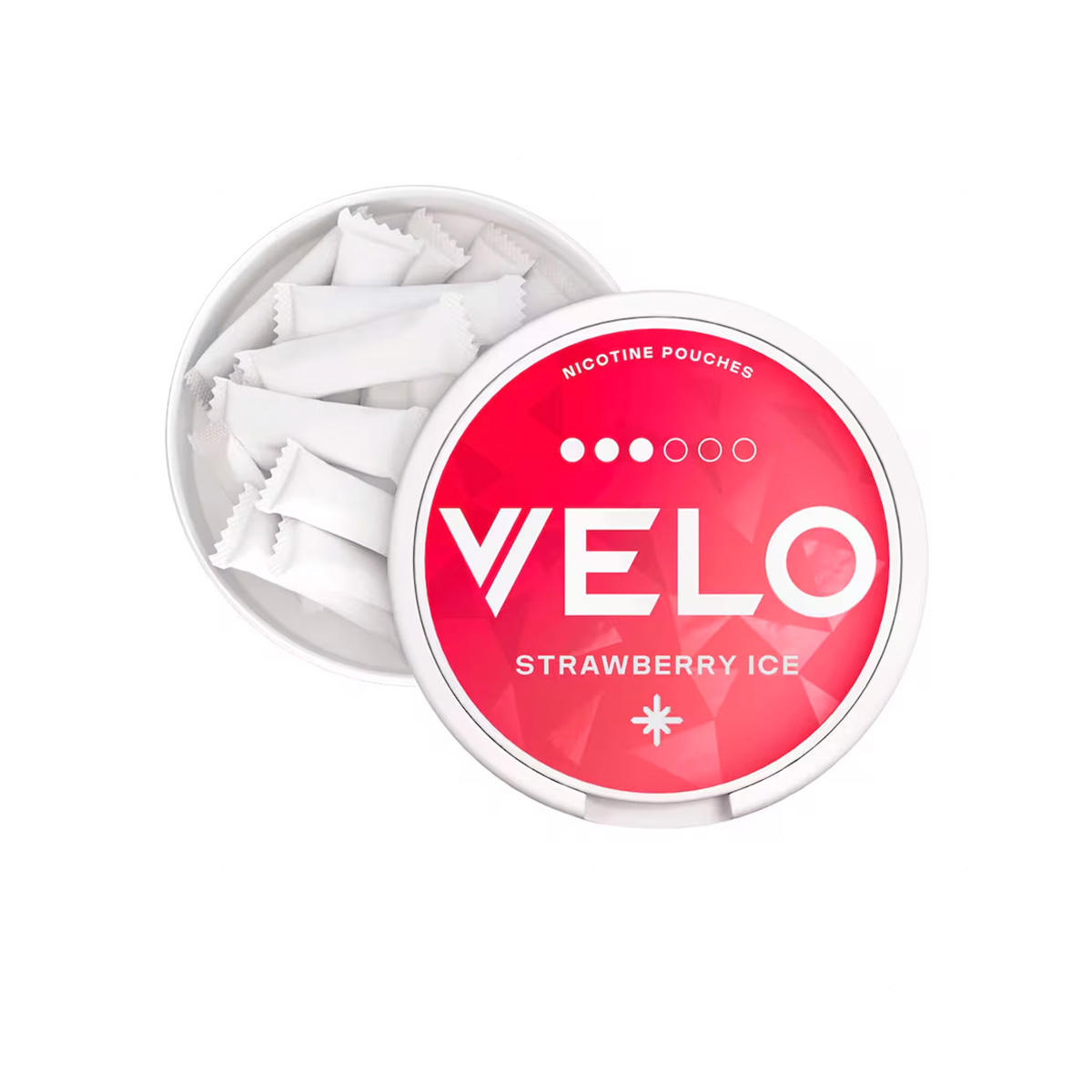Velo Strawberry Ice 10mg Nicotine Pouches（20 bags/can）
