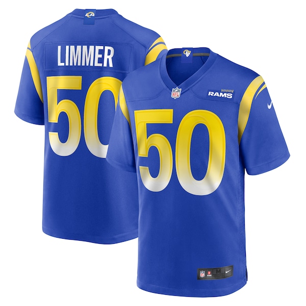 Beaux Limmer Los Angeles Rams Nike Team Game Jersey -  Royal