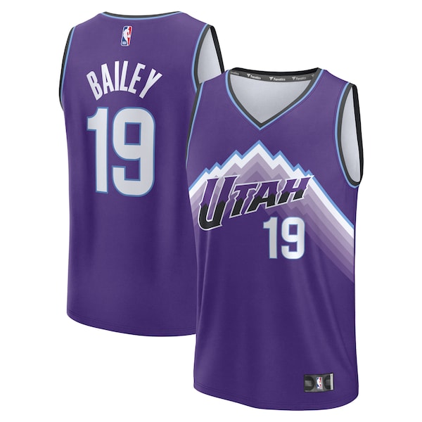 Ace Bailey Utah Jazz  Fast Break Replica Jersey - Purple - Icon Edition