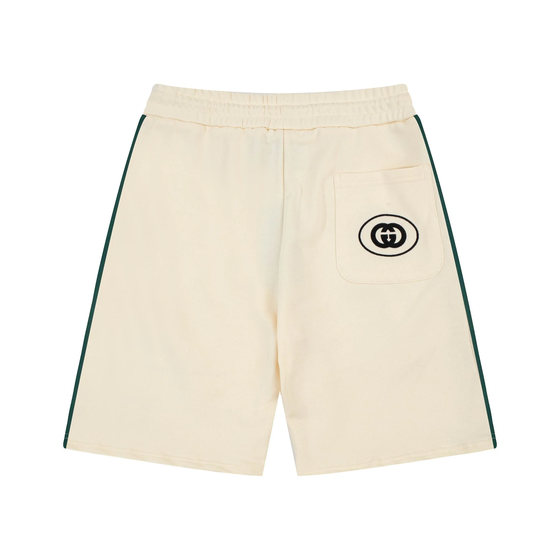 Classic red and green webbing spliced shorts