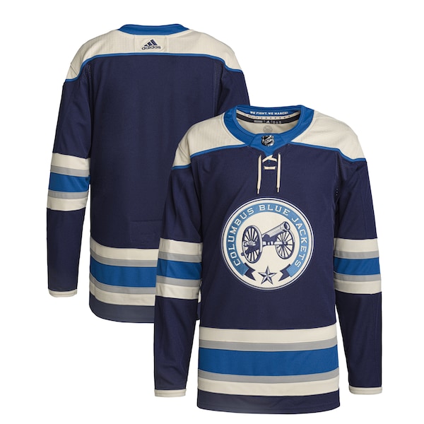 Columbus Blue Jackets adidas Alternate Primegreen Authentic Jersey – Navy