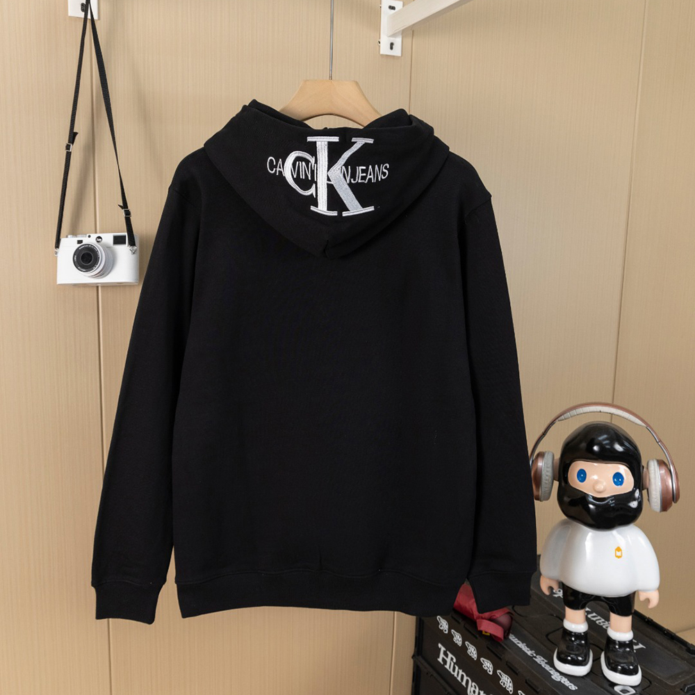 Letter Embroidery Print Long Sleeve Hoodies