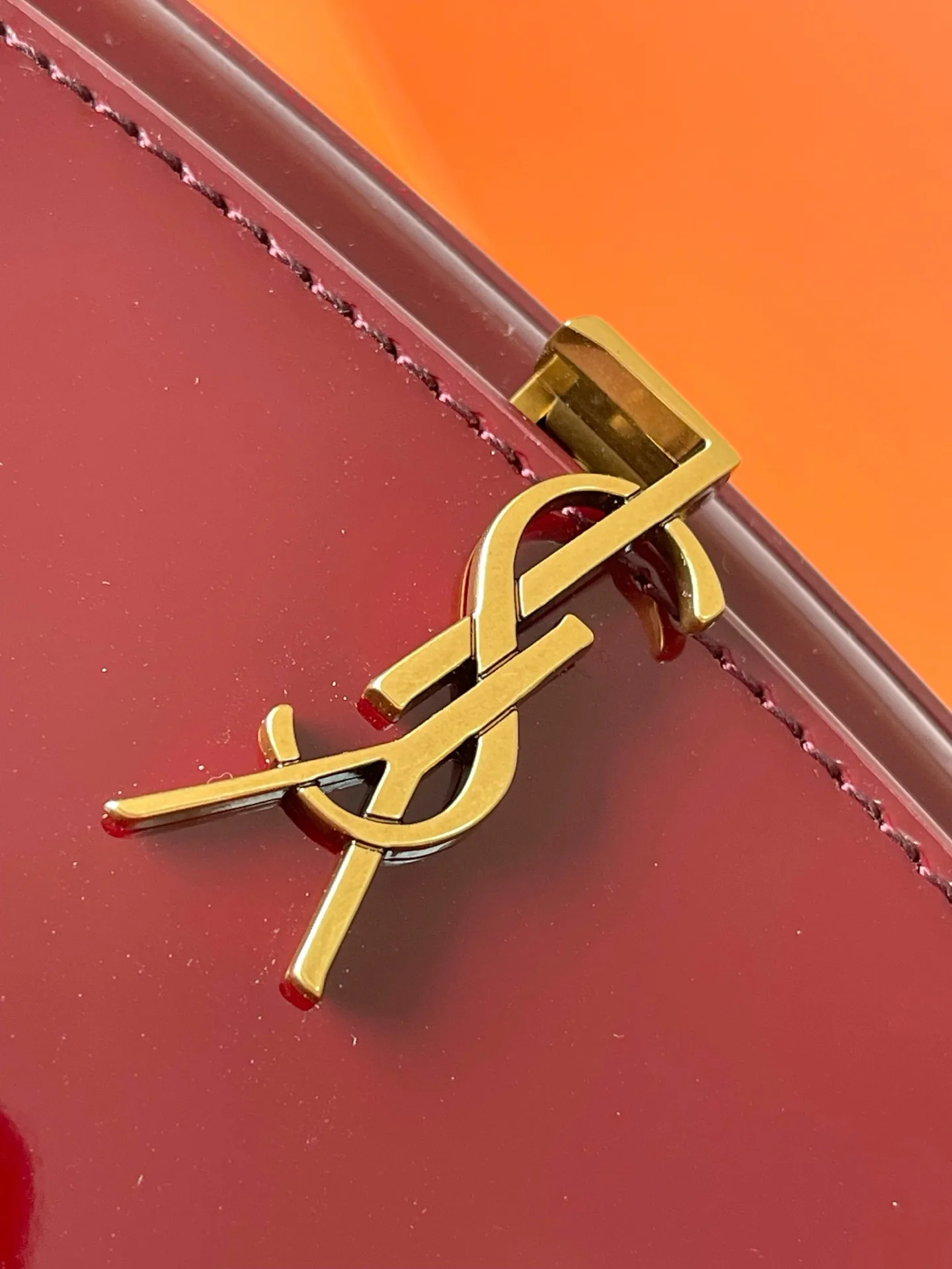 Saint Laurent Burgundy Shoulder Bag product photo from LabelPicks