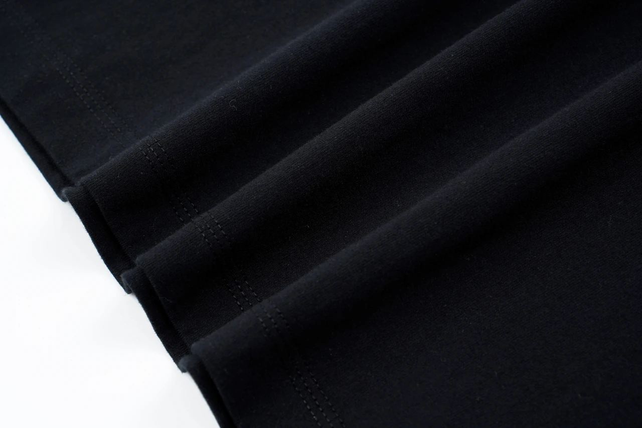 Burberry Black Flocked Letter Crewneck T-Shirt product photo from LabelPicks