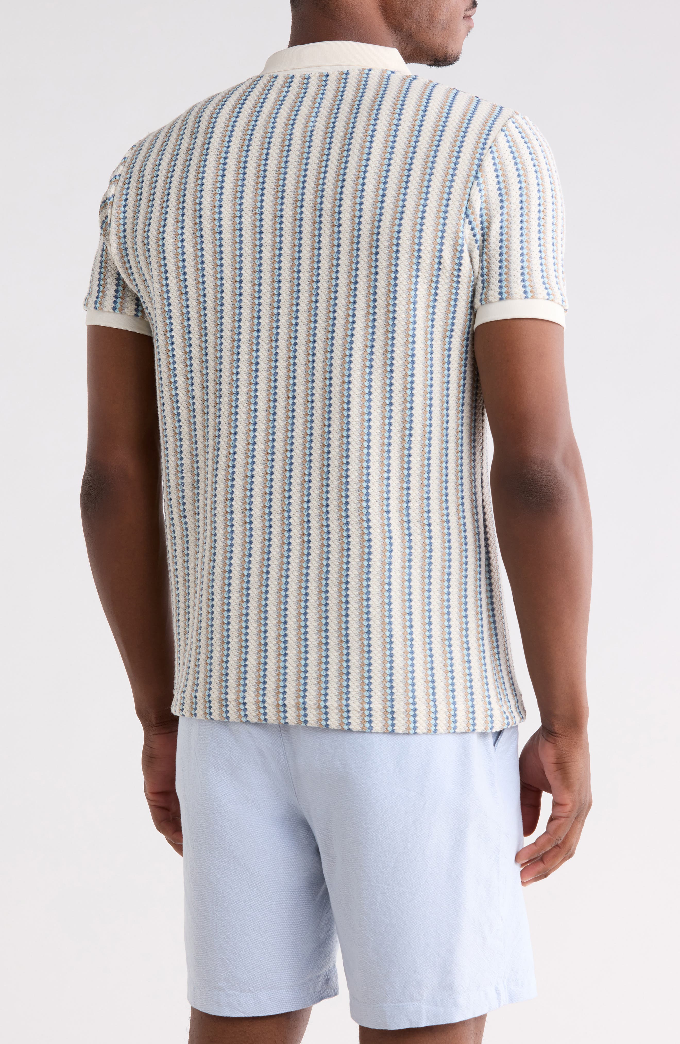 DENIM AND FLOWER Johnny Collar Knit Polo