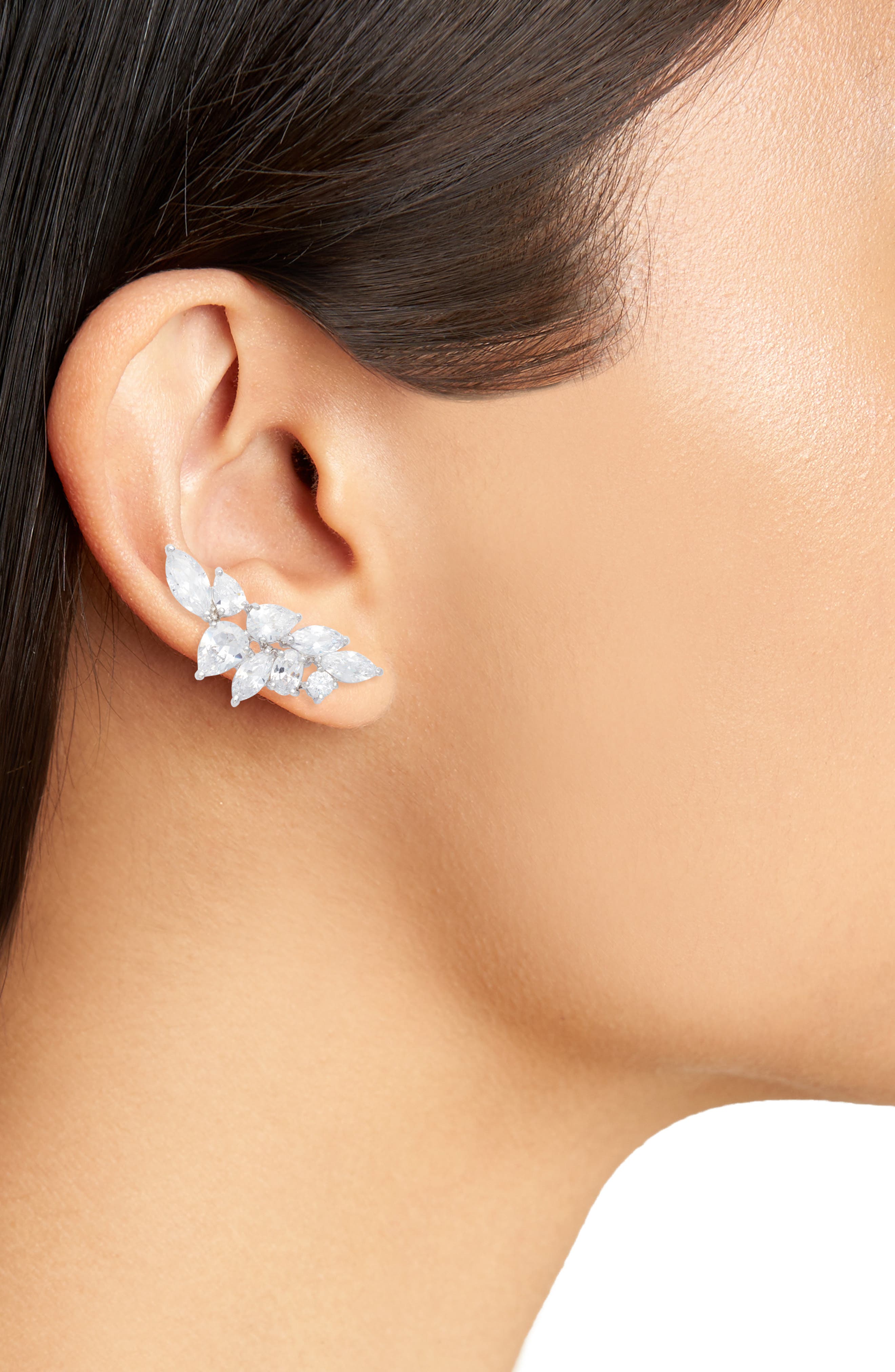 CZ by Kenneth Jay Lane Ear Crawlers