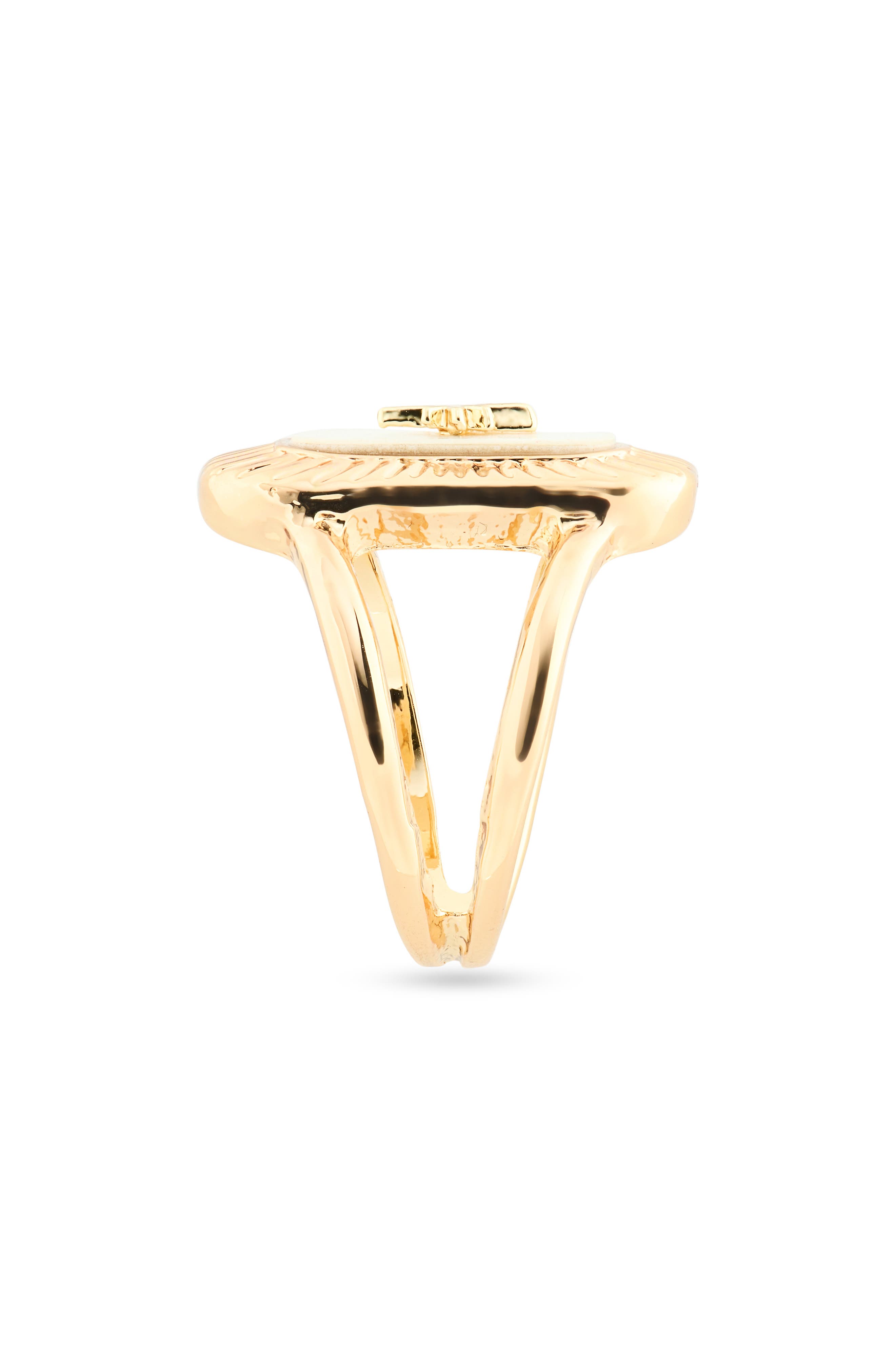 NORDSTROM RACK Starburst Mother-of-Pearl Inlay Cocktail Ring