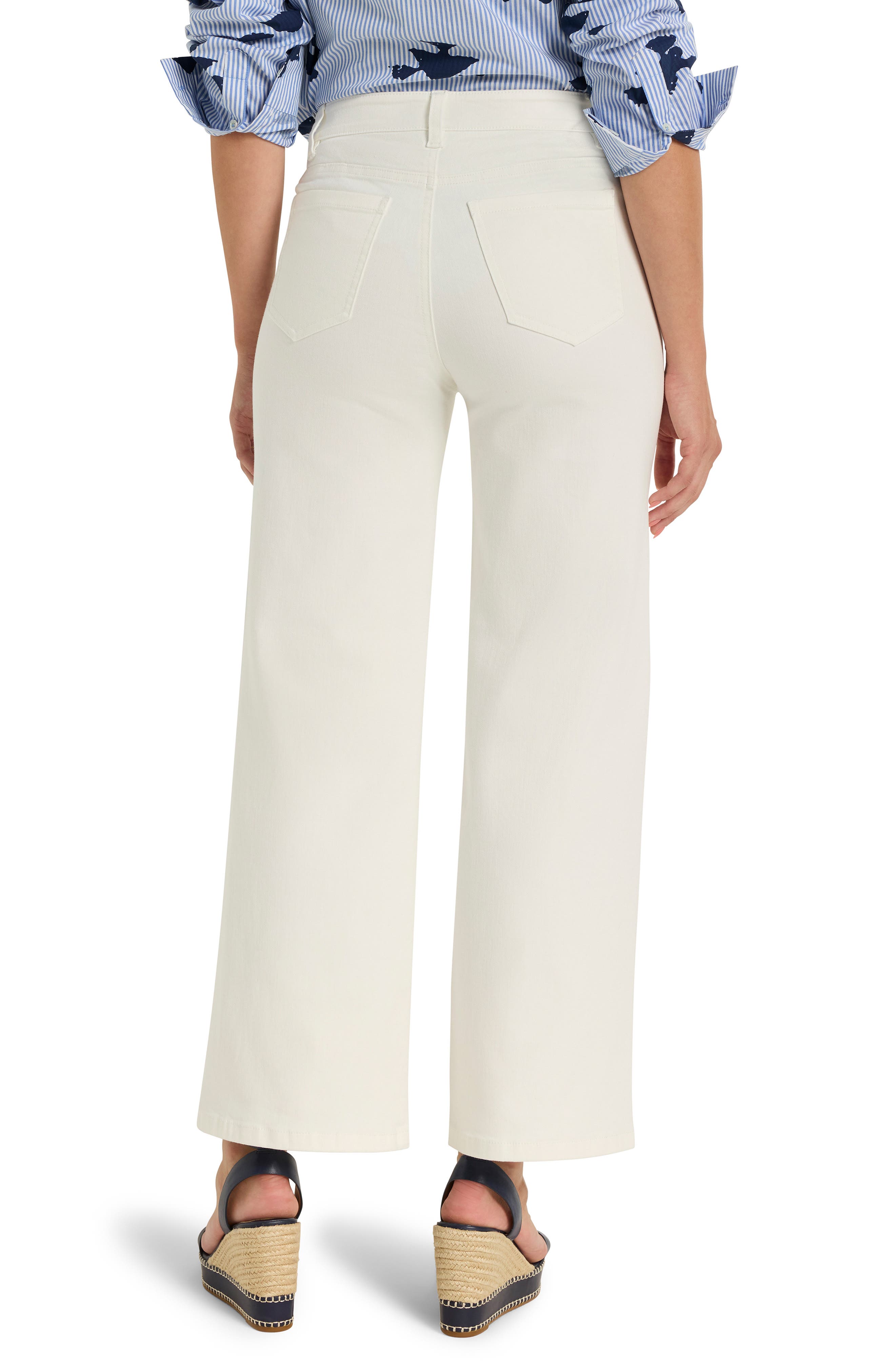 NIC+ZOE Wide Leg Ankle Jeans