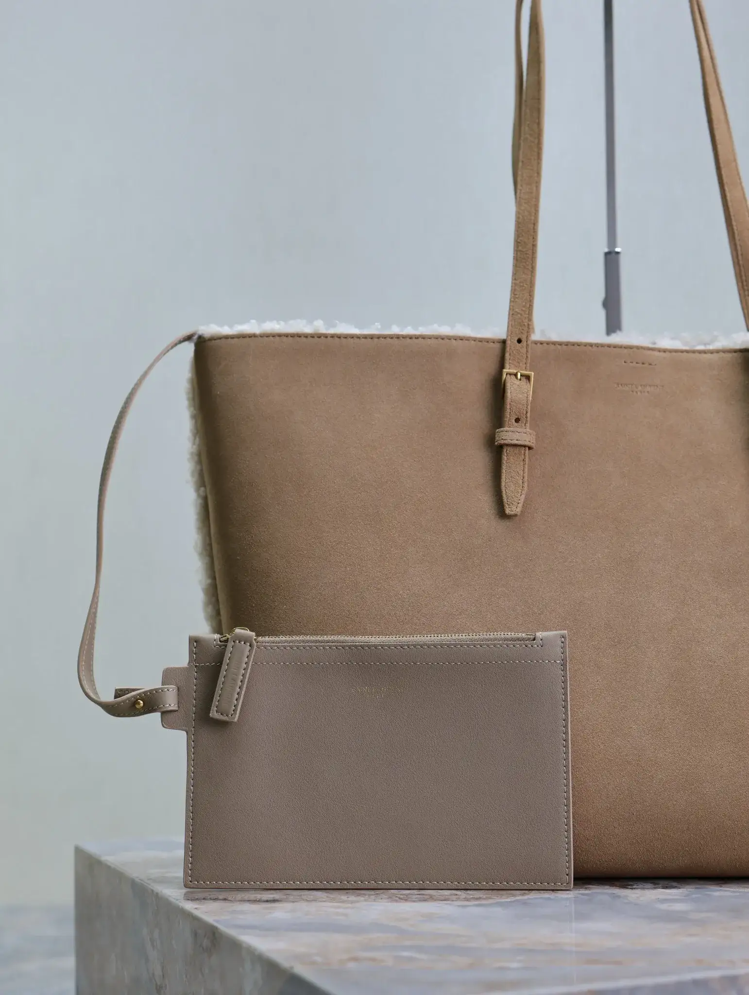 Saint Laurent Beige Tote Bag product photo from LabelPicks