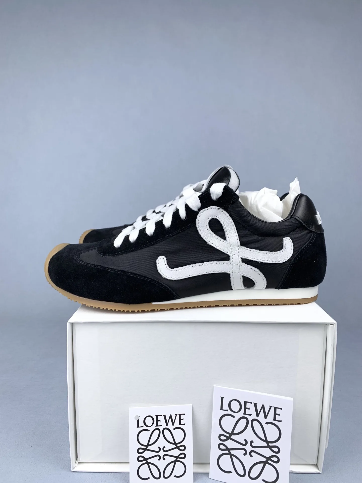 LOEWE Ballet Runner 2.0 in nylon and calfskin product photo from LabelPicks