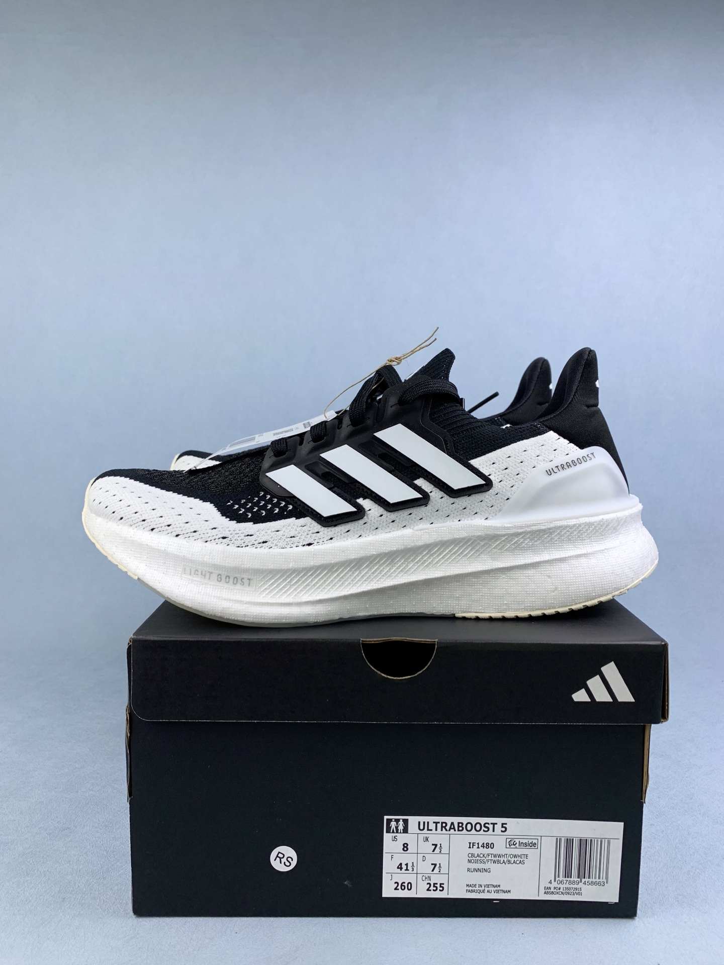 adidas Ultraboost 5 Black White Shoes