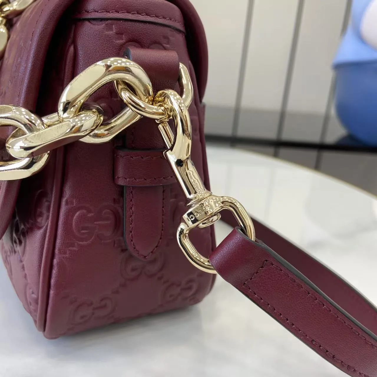 Gucci Red Calfskin Crossbody Bag product photo from LabelPicks