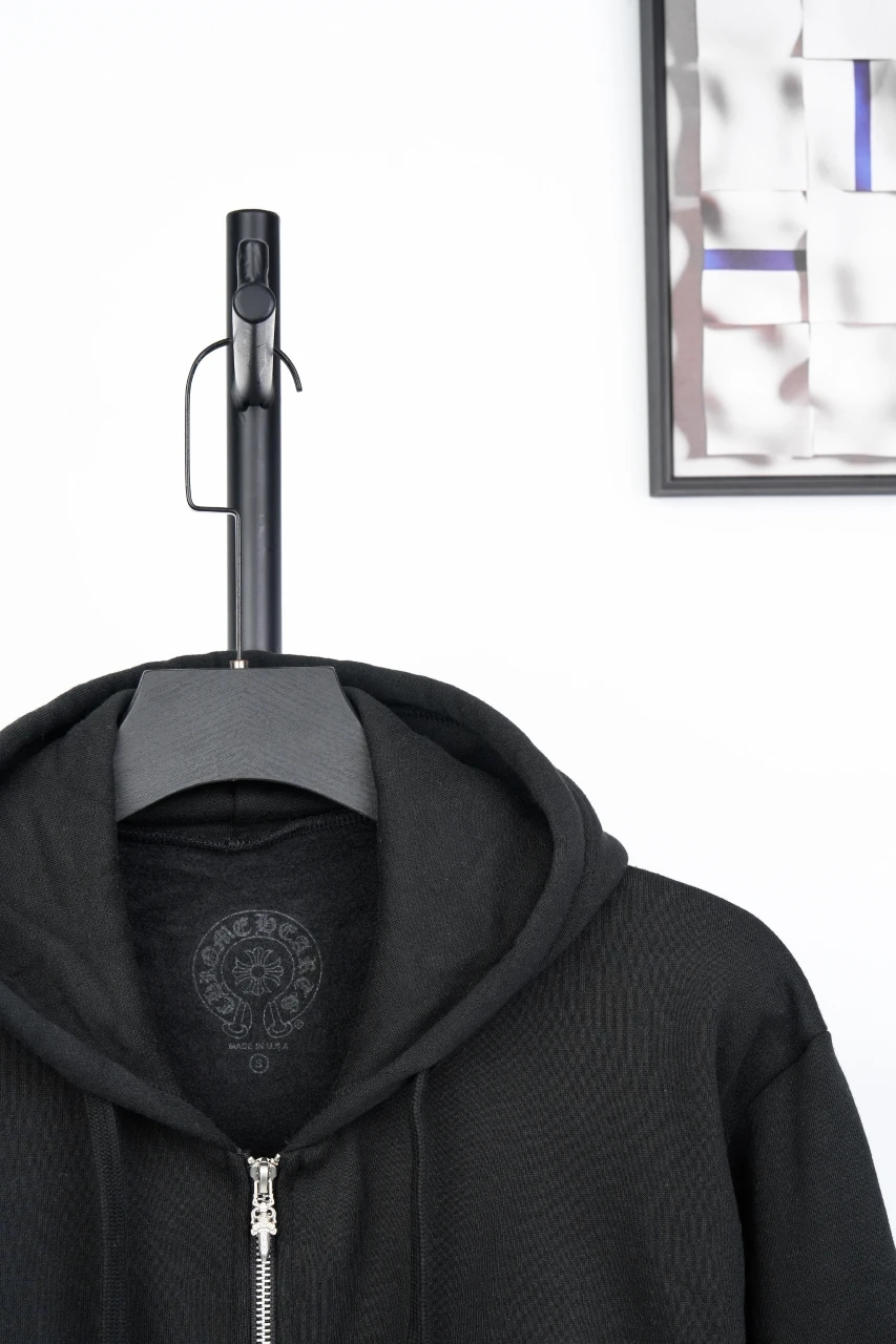 Chrome Hearts Black Sanskrit Graphic Hooded Jacket product photo from LabelPicks