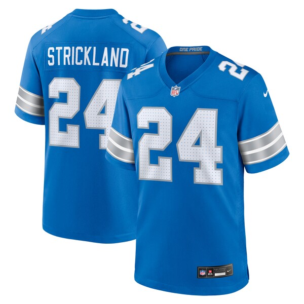 Loren Strickland Detroit Lions Nike Team Game Jersey -  Blue