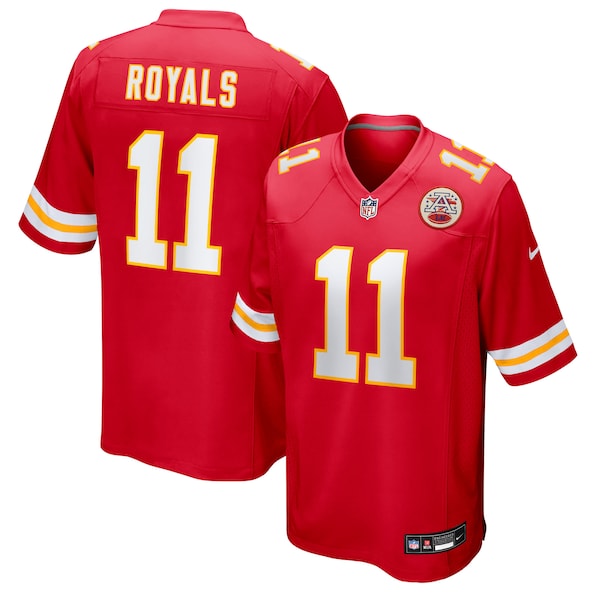 Jalen Royals Kansas City Chiefs Nike Team Game Jersey -  Red