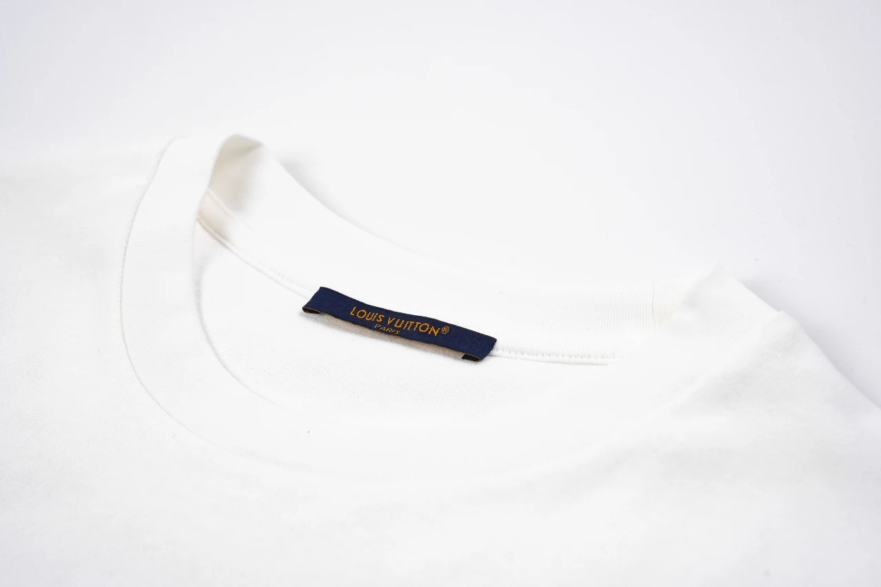 Louis Vuitton White Embroidered Crewneck T-Shirt product photo from LabelPicks