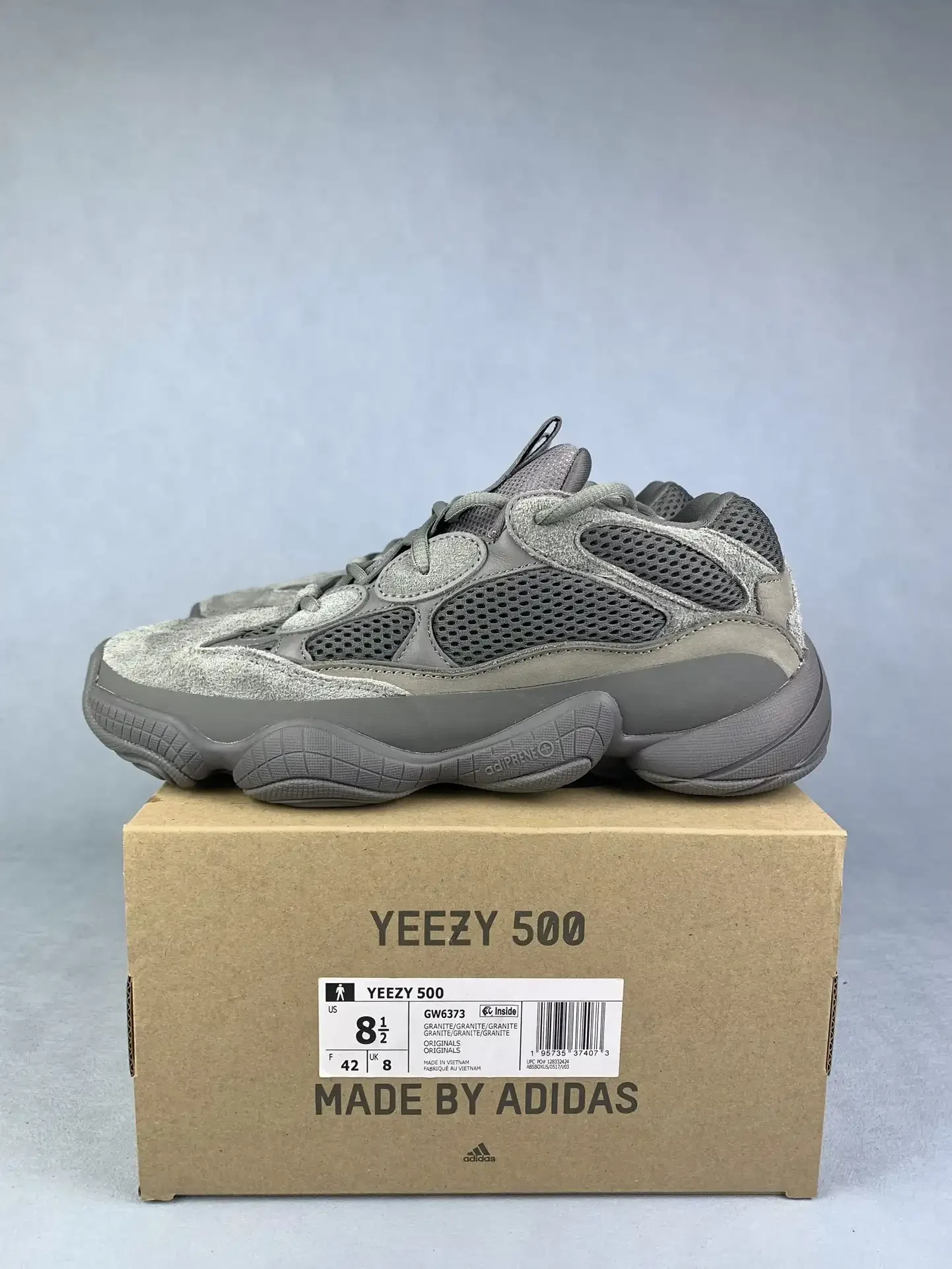 adidas Yeezy 500 Ash Grey Shoes product photo from LabelPicks